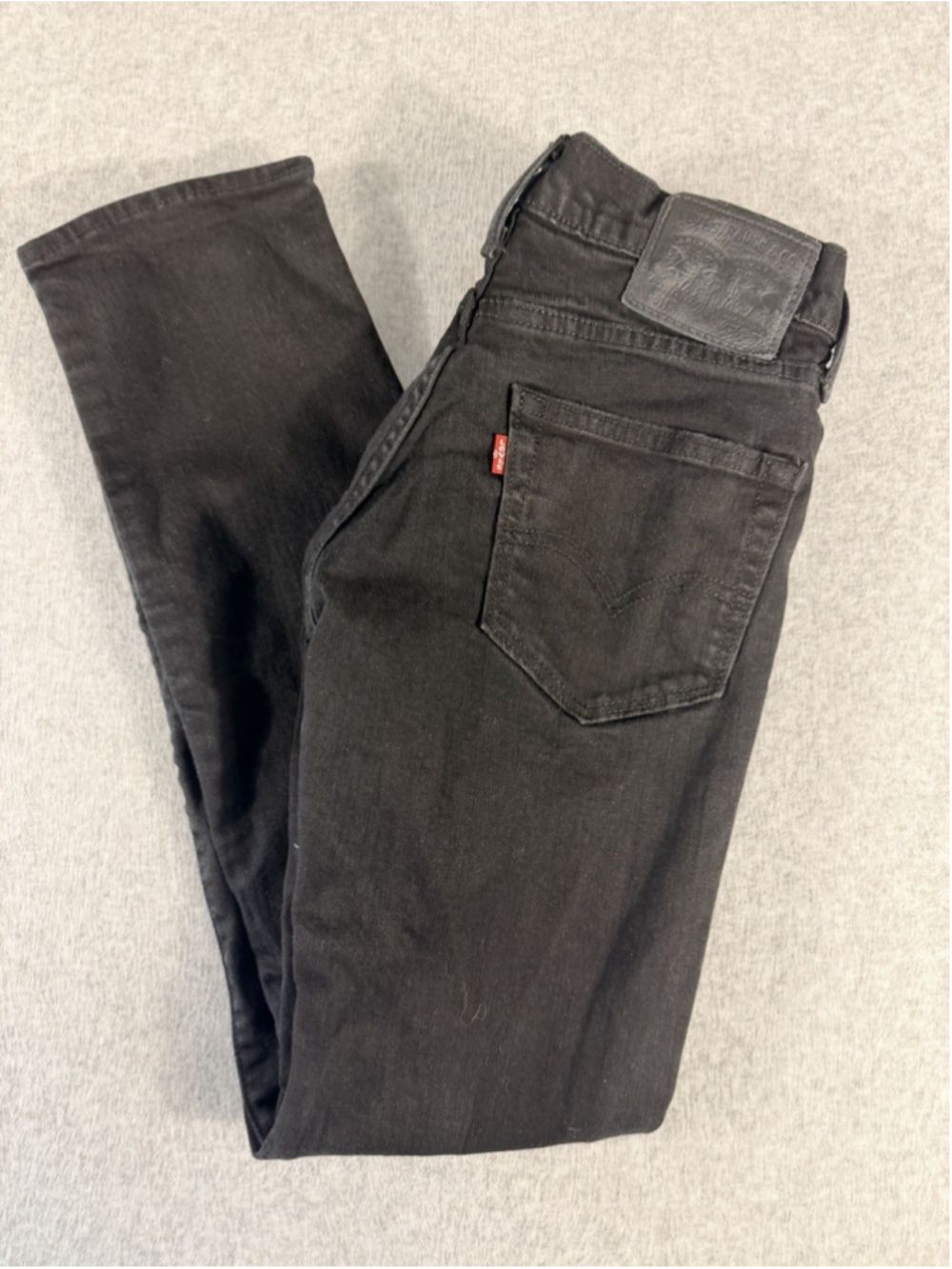 Levis‎ 511 Slim Fit Jeans Black Mens W28 L30 Stretch Denim Pants